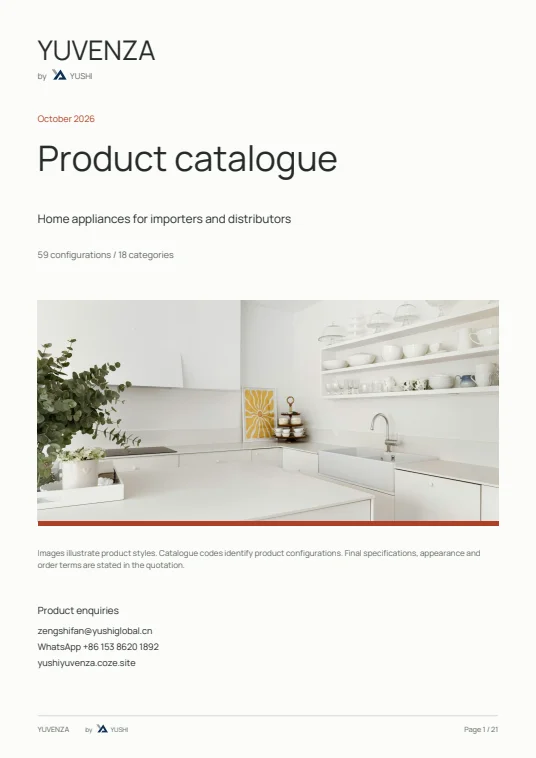 Product catalogue - English