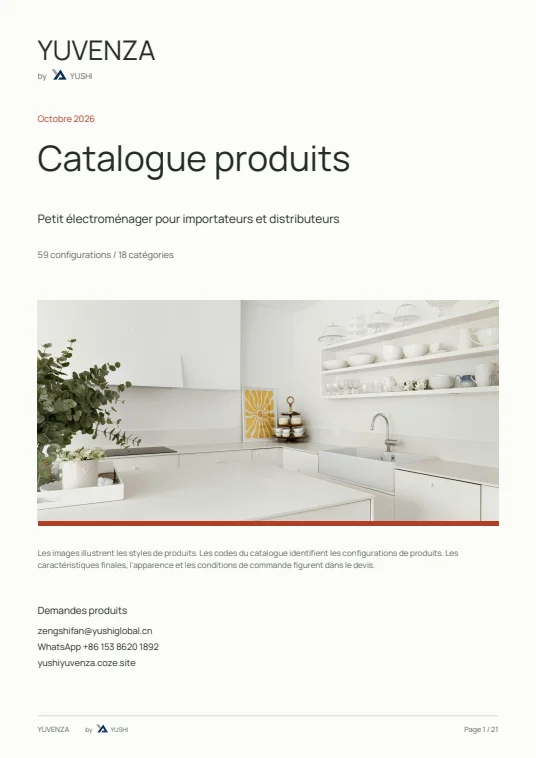Product catalogue - Français